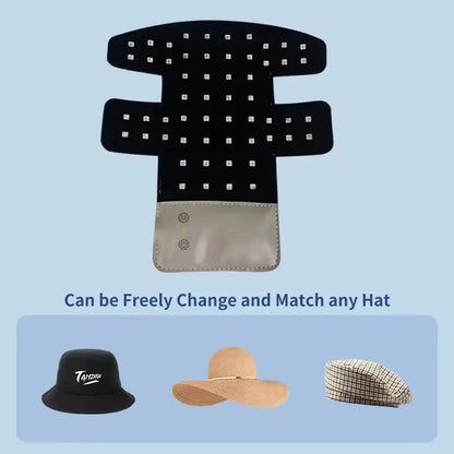 LED Red Light Therapy Cap Hair Growth Helmet Diode Laser Hat Light Therapy Cap for Hair Regrowth and Hair Loss Treatment