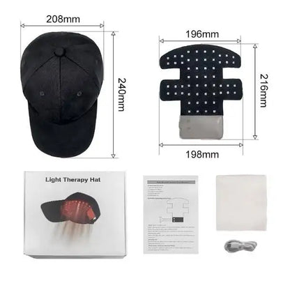 LED Red Light Therapy Cap Hair Growth Helmet Diode Laser Hat Light Therapy Cap for Hair Regrowth and Hair Loss Treatment